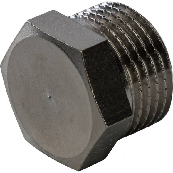 SFT-0025-000038 STOUT Заглушка НР никелированная 3/8 (260040N030000B)