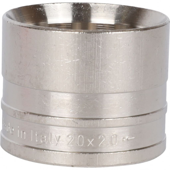 SFA-0020-002002 STOUT Монтажная гильза 20х2.0 никелированная для труб из сшитого полиэтилена аксиальный (340082N202000B)