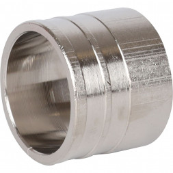 SFA-0020-002002 STOUT Монтажная гильза 20х2.0 никелированная для труб из сшитого полиэтилена аксиальный (340082N202000B)