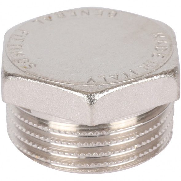 SFT-0025-000001 STOUT Заглушка НР никелированная 1 (260040N100000B)