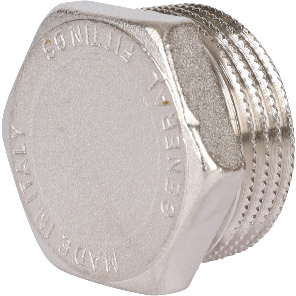 SFT-0025-000001 STOUT Заглушка НР никелированная 1 (260040N100000B)