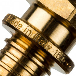 SFA-0001-001612 STOUT Переходник с наружной резьбой 16xR 1/2  для труб из сшитого полиэтилена аксиальный (340001H041622B)