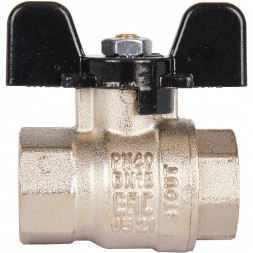 STOUT SVB Кран шаровой стандартнопроходной, ВР/ВР, ручка бабочка 1/2"