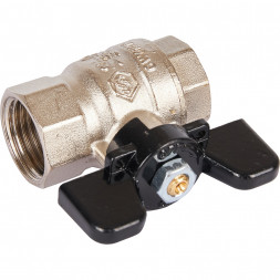 STOUT SVB Кран шаровой стандартнопроходной, ВР/ВР, ручка бабочка 1/2"