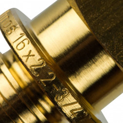 SFA-0002-001634 STOUT Переходник с внутренней резьбой 16xG 3/4  для труб из сшитого полиэтилена аксиальный (340002RH51622B)