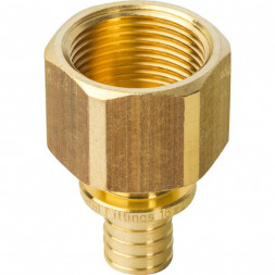 SFA-0002-001634 STOUT Переходник с внутренней резьбой 16xG 3/4  для труб из сшитого полиэтилена аксиальный (340002RH51622B)