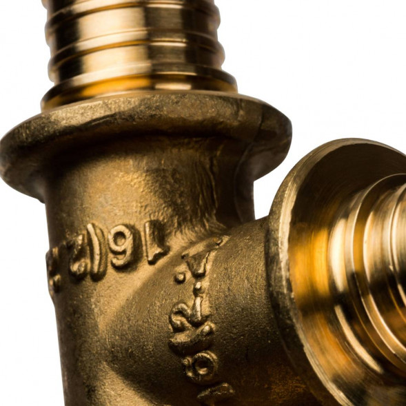 SFA-0013-000016 STOUT Тройник равнопроходный 16x16x16 для труб из сшитого полиэтилена аксиальный (340010H162200B)