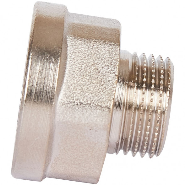 SFT-0073-001238 STOUT Переходник под ключ ВН никелированный 1/2 x3/8 (2600O9N040300B)