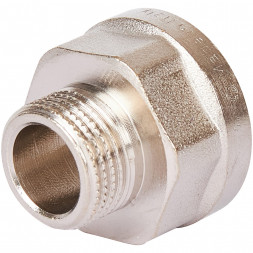 SFT-0073-001238 STOUT Переходник под ключ ВН никелированный 1/2 x3/8 (2600O9N040300B)