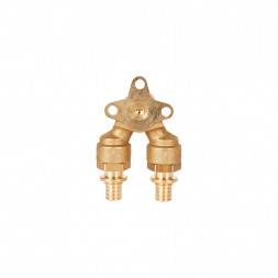 SFA-0039-001612 STOUT Проточный настенный угольник 16x1/2  для труб из сшитого полиэтилена (340034H160416B)