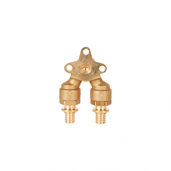 SFA-0039-001612 STOUT Проточный настенный угольник 16x1/2  для труб из сшитого полиэтилена (340034H160416B)