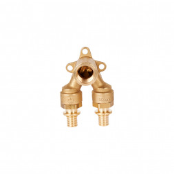 SFA-0039-001612 STOUT Проточный настенный угольник 16x1/2  для труб из сшитого полиэтилена (340034H160416B)