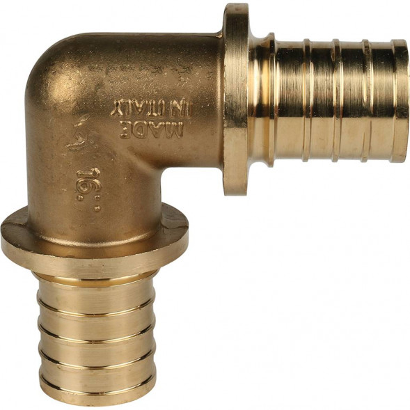 SFA-0007-000016 STOUT Угольник  90° 16 для труб из сшитого полиэтилена аксиальный (340020H162200B)