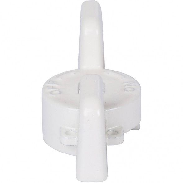 Ручка-бабочка STOUT для шарового крана STOUT 1 - 1 1/4 (Белая)