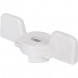 Ручка-бабочка STOUT для шарового крана STOUT 1 - 1 1/4 (Белая)