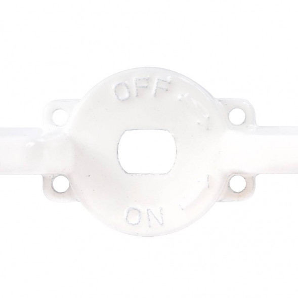 Ручка-бабочка STOUT для шарового крана STOUT 1 - 1 1/4 (Белая)