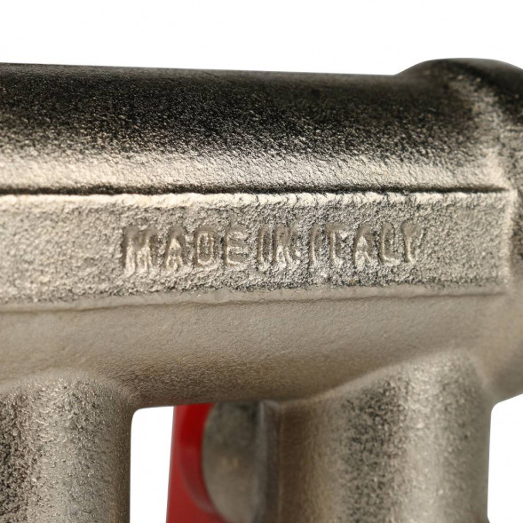 SMB 6200 341202 STOUT Коллектор с шаровыми кранами 3/4 , 2 отвода 1/2  (красные ручки) (620056N0504R2B)