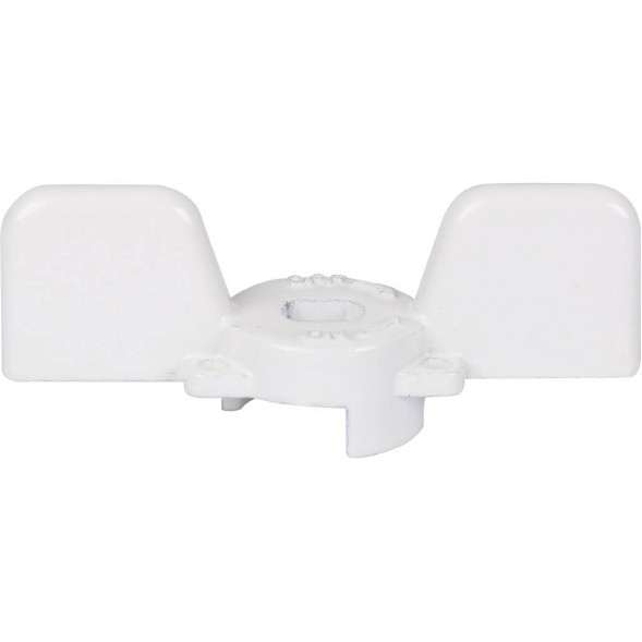 Ручка-бабочка STOUT для шарового крана STOUT 1/2 -3/4 (Белая)