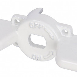 Ручка-бабочка STOUT для шарового крана STOUT 1/2 -3/4 (Белая)