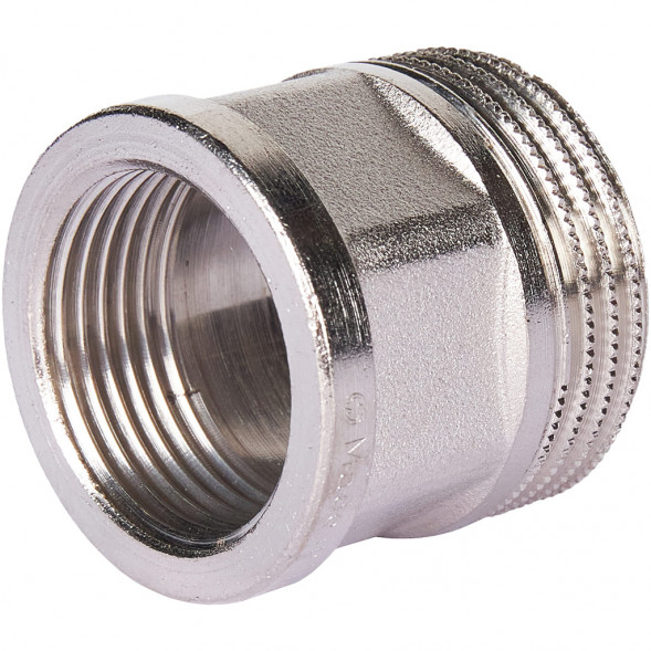 SFT-0073-000341 STOUT Переходник под ключ ВН никелированный 3/4 x1 (2600O9N051000B)