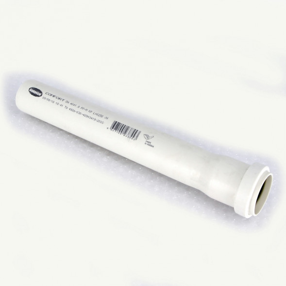 Труба 40 х 250 мм с раструбом, КОМФОРТ