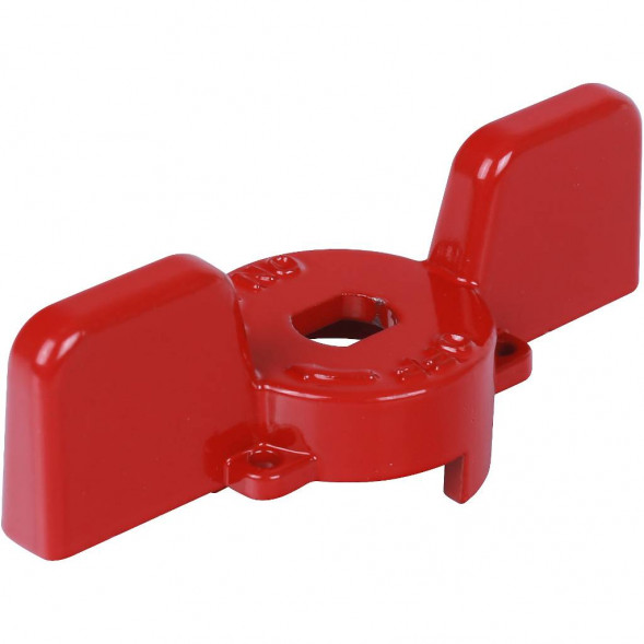 Ручка-бабочка STOUT для шарового крана STOUT 1 - 1 1/4 (Красная)