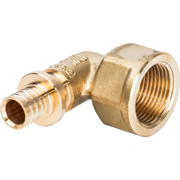 SFA-0006-001634 STOUT Угольник-переходник с внутренней резьбой 16xG 3/4  для труб из сшитого полиэтилена аксиальный (340022H051622B)