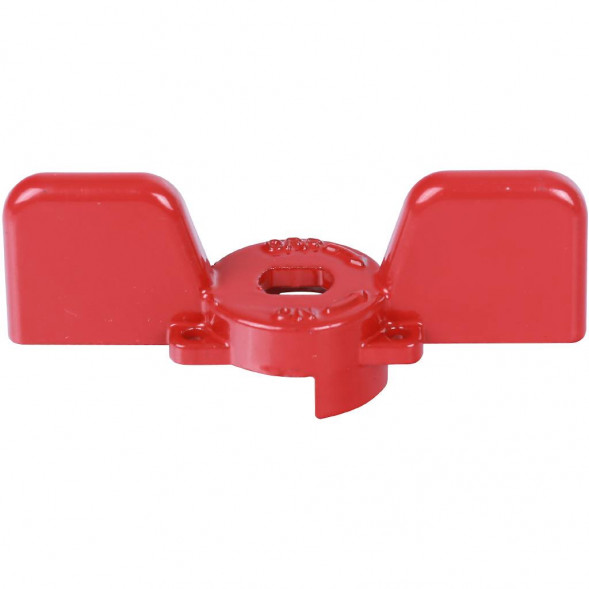 Ручка-бабочка STOUT для шарового крана STOUT 1/2 -3/4 (Красная)