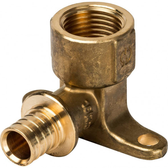 SFA-0009-001612 STOUT Угольник настенный с креплением 16xRp 1/2  для труб из сшитого полиэтилена аксиальный (340023H041622B)