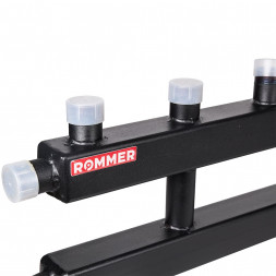 Коллектор ROMMER (дублер рядный) с гидроразделителем на 5+1 контура до 60 кВт