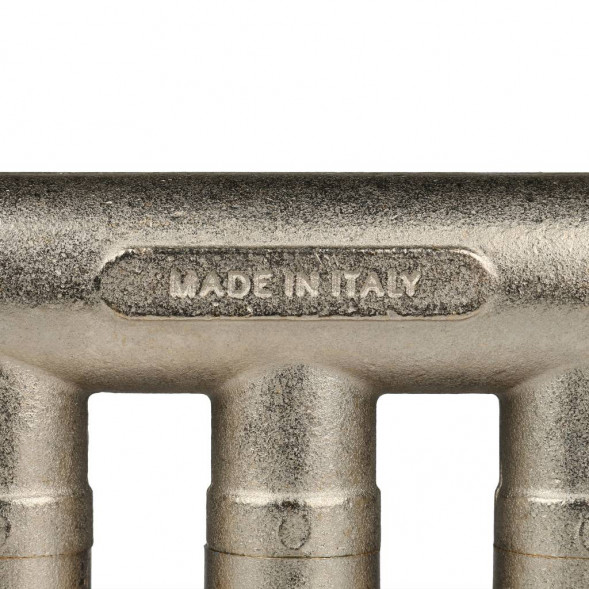 SMB 6201 341203 STOUT Коллектор с шаровыми кранами 3/4 , 3 отвода 1/2  (синие ручки) (620056N0504B3B)