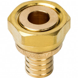 SFA-0019-001612 STOUT Переходник с накидной гайкой 16xG 1/2  для труб из сшитого полиэтилена аксиальный (3400C7H041622B)