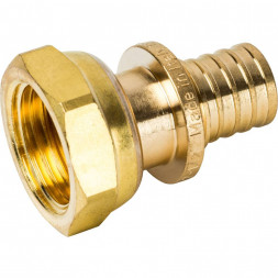 SFA-0019-001612 STOUT Переходник с накидной гайкой 16xG 1/2  для труб из сшитого полиэтилена аксиальный (3400C7H041622B)