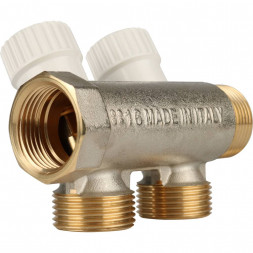 SMB 6851 343402 STOUT Коллектор распределительный 3/4 , 2 отвода 3/4 ЕК