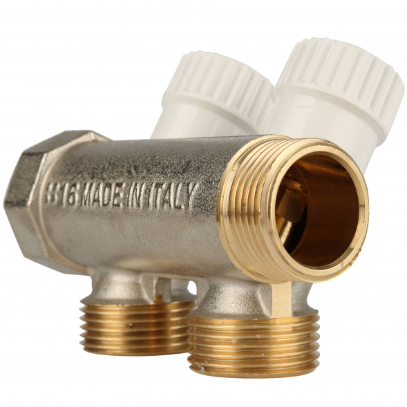 SMB 6851 343402 STOUT Коллектор распределительный 3/4 , 2 отвода 3/4 ЕК