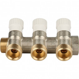 SMB 6851 343403 STOUT Коллектор распределительный 3/4 , 3 отвода 3/4 ЕК