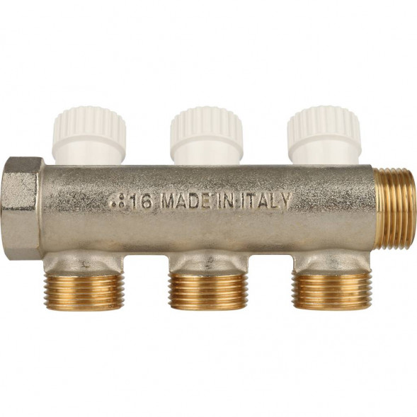 SMB 6851 343403 STOUT Коллектор распределительный 3/4 , 3 отвода 3/4 ЕК