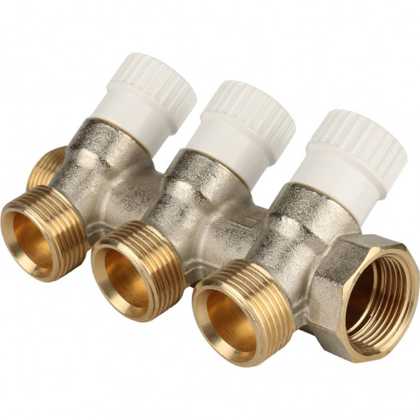 SMB 6851 343403 STOUT Коллектор распределительный 3/4 , 3 отвода 3/4 ЕК