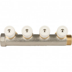 SMB 6851 343404 STOUT Коллектор распределительный 3/4 , 4 отвода 3/4 ЕК