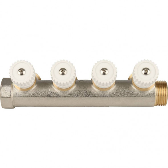 SMB 6851 343404 STOUT Коллектор распределительный 3/4 , 4 отвода 3/4 ЕК