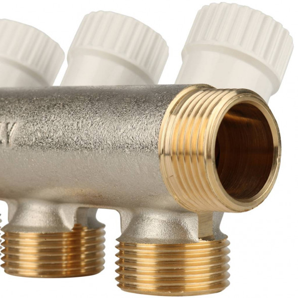 SMB 6851 343404 STOUT Коллектор распределительный 3/4 , 4 отвода 3/4 ЕК