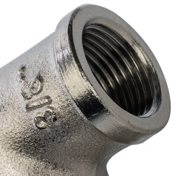 SFT-0012-000038 STOUT Угольник НВ никелированный 3/8 (2700F8N030300B)