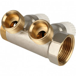 SMB 6851 013402 STOUT Коллектор распределительный 1 , 2 отвода 3/4 ЕК