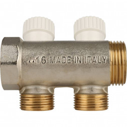 SMB 6851 013402 STOUT Коллектор распределительный 1 , 2 отвода 3/4 ЕК