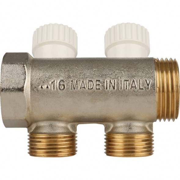 SMB 6851 013402 STOUT Коллектор распределительный 1 , 2 отвода 3/4 ЕК