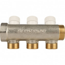 SMB 6851 013403 STOUT Коллектор распределительный 1 , 3 отвода 3/4 ЕК