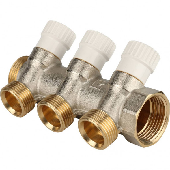 SMB 6851 013403 STOUT Коллектор распределительный 1 , 3 отвода 3/4 ЕК