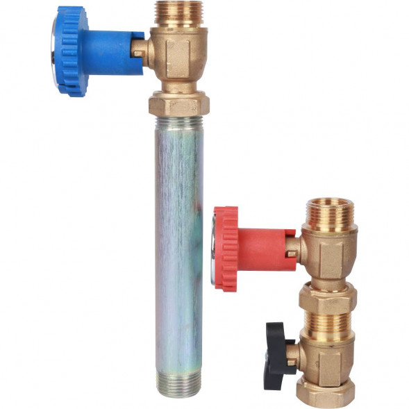 SDG-0001-002001 STOUT Насосная группа с прямым контуром 3/4  без насоса в теплоизоляции