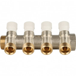 SMB 6851 013404 STOUT Коллектор распределительный 1 , 4 отвода 3/4 ЕК