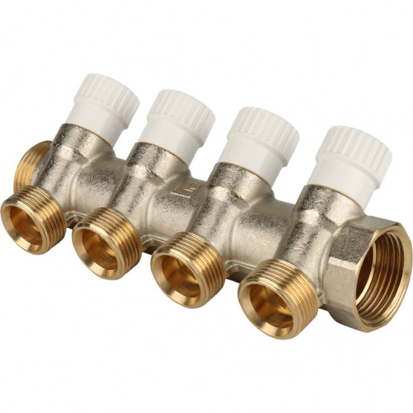 SMB 6851 013404 STOUT Коллектор распределительный 1 , 4 отвода 3/4 ЕК